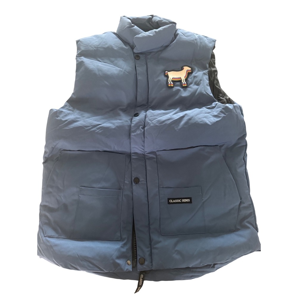 Puffer Vest‎ Classic Seris Full Zip Padded Quilted Sleeveless Jacket sheep
